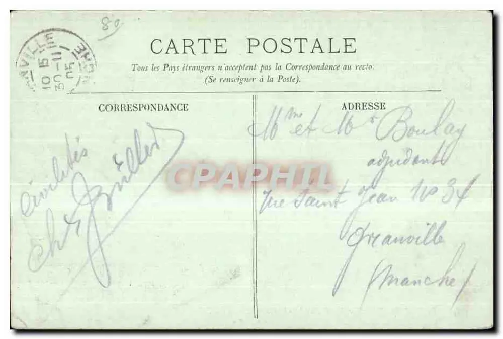 Abbeville — O Museu Boucher-de-Perthes — LL. n°58 - Verso