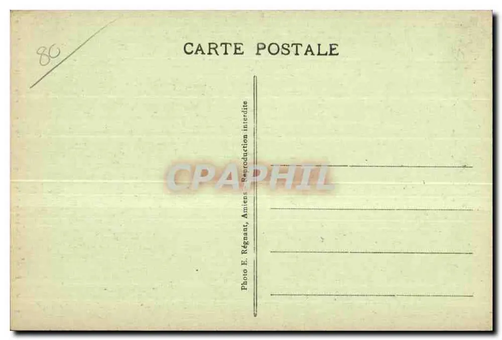 Interior da Capela - A Abside e o Trono - Amiens, E. Régnant - Verso