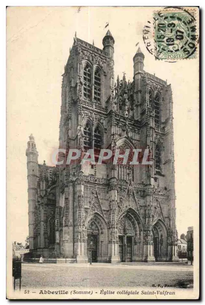 Abbeville (Somme) — Collegiate Church of Saint-Vulfran — G. R., Paris, n° 52 - Vorderseite