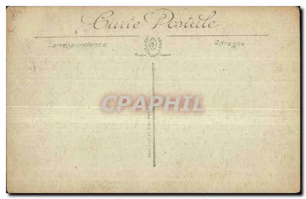Abbeville — Panorama zum Place de l'Amiral-Courbet — Viné Paris n° 6 - Rückseite