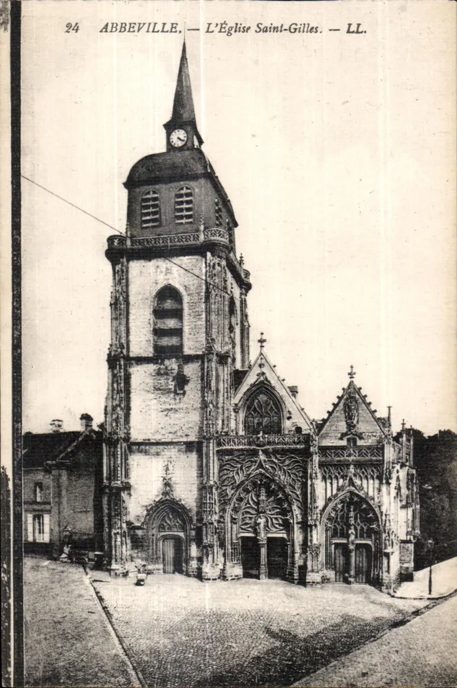 Abbeville — Die Kirche Saint-Gilles — LL. — N° 24 - Vorderseite