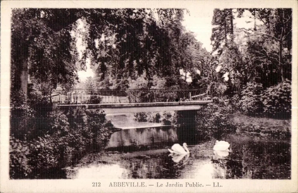 Abbeville — O Jardim Público — LL. — n° 212 - Frente