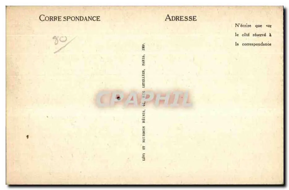 Abbeville — O Jardim Público — LL. — n° 212 - Verso