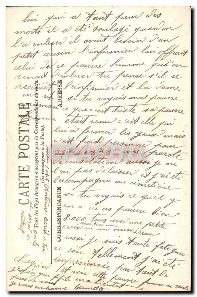 Amiens — A Rue des Majots e a Rue d'Engoralvent — LL - Verso