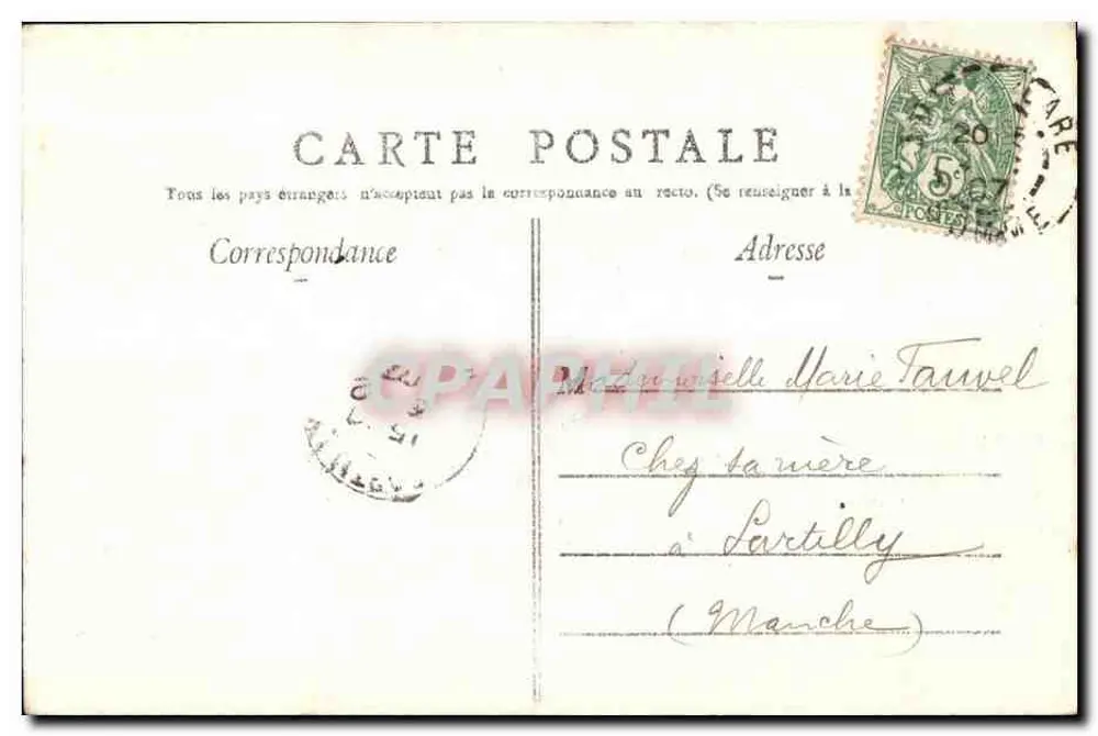 VIEIL AMIENS — Maison du Sagittaire — L. Caron, fot.-édit. Amiens - Verso