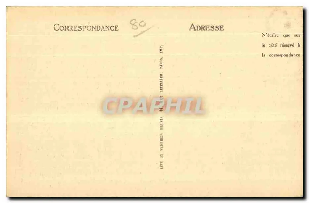 Albert — La Vierge Dorée, statua al campanile della basilica — LL. - Verso
