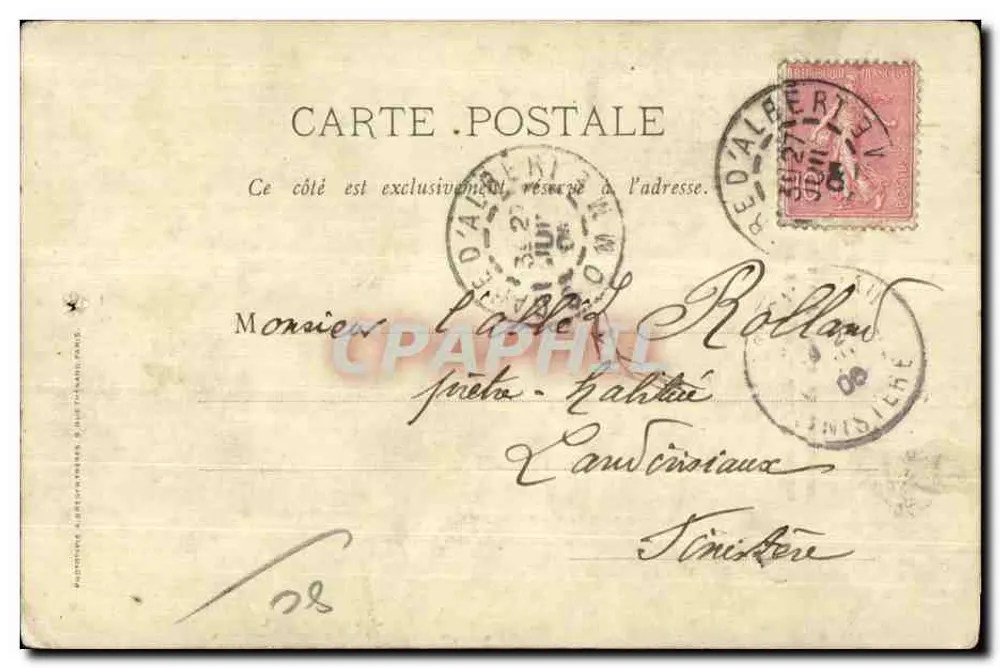 Nossa Senhora de Brebières — Albert (Somme) — Lagrange - Verso
