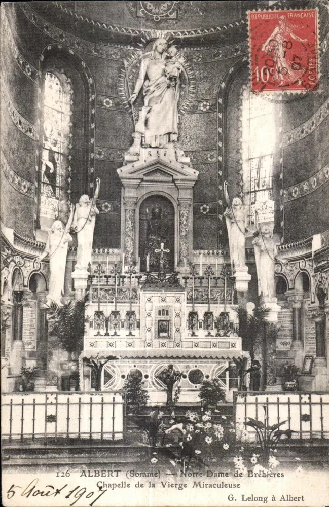 Albert (Somme) — Kapelle der Gottesmutter der Wunder — G. Lelong à Albert - Vorderseite