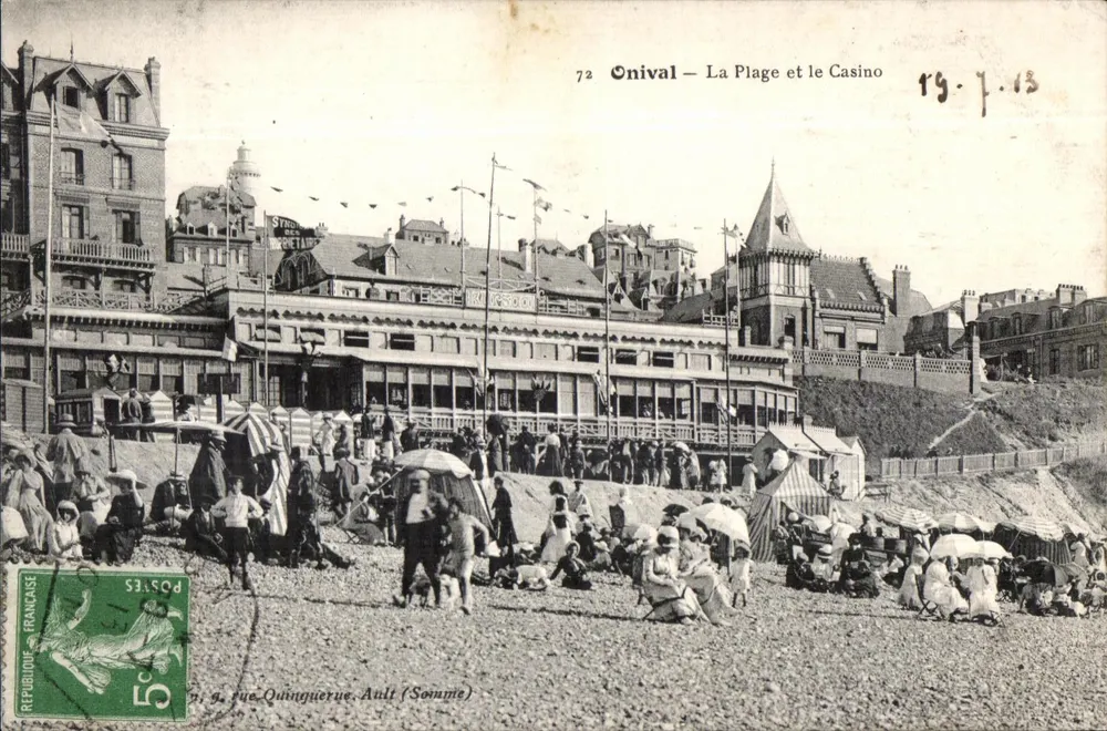 Onival — Die Strände und das Casino — Verlag Aulnay, Nr. 72 - Vorderseite