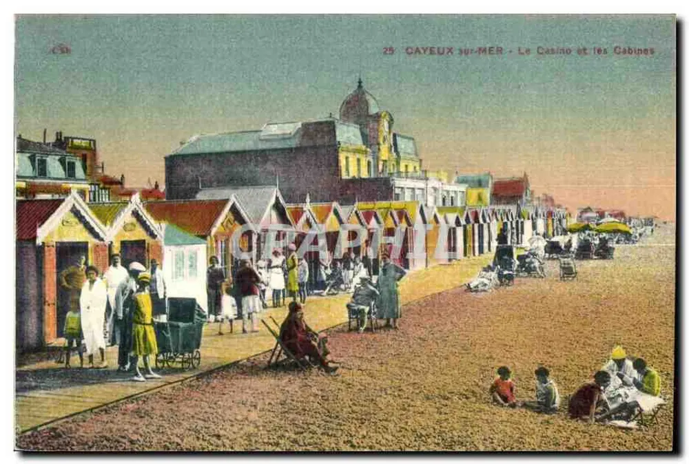 CAYEUX-sur-MER - Das Casino und die Kabinen - Vorderseite