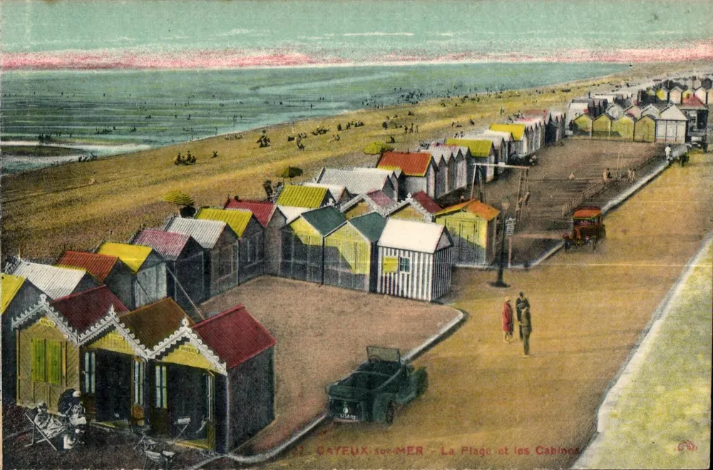 CAYEUX-sur-MER - La Plage e le Cabine - Recto