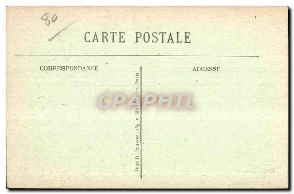 Corbie (Somme) — Rue Faidherbe und Place de la République — Verlag C. Lalaland - Rückseite