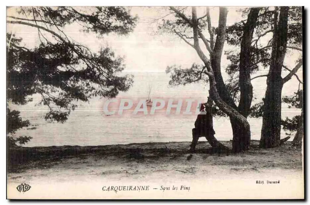 Carqueiranne — Pod Cienkimi Drzewami — Wyd. Durand - Awers
