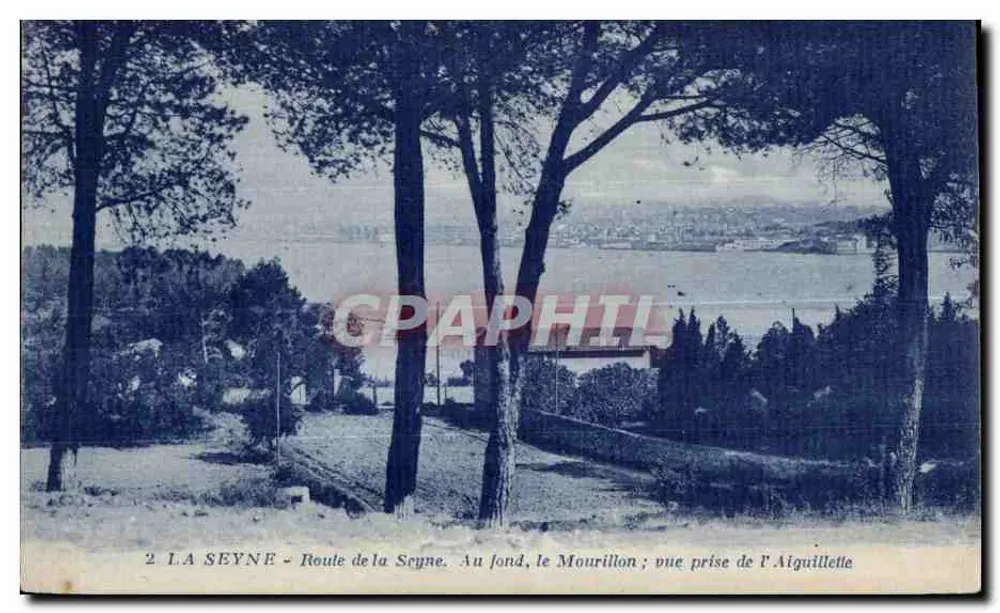 La Seyne - Estrada de La Seyne, vista tirada da Aiguillette - Frente