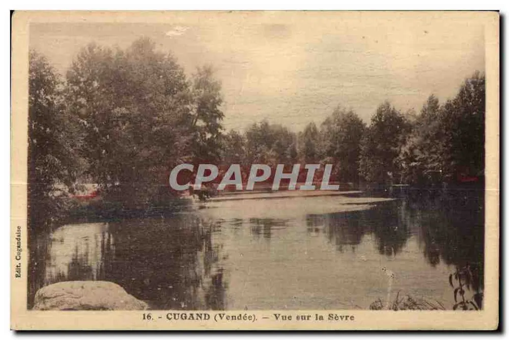 Cugand (Vendée) — Vista sobre a Sèvre — Edit. Cugendaise, n°16 - Frente
