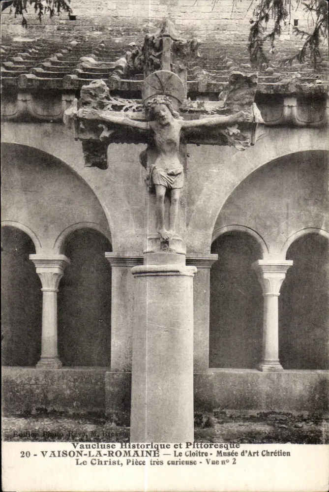 Vaison-la-Romaine — Der Cloister — Museum für Christlichen Kunst — Ansicht n°2 - Vorderseite