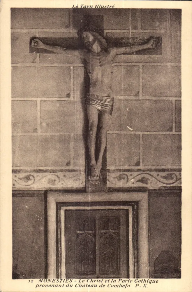 Monesties — Der Christus und die Gotische Tür aus dem Schloss Combefœu — P. X. - Vorderseite