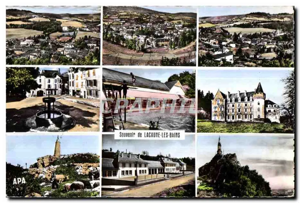 Lacaune-les-Bains — allgemeiner Blick und Sehenswürdigkeiten — Verlag APA - Vorderseite