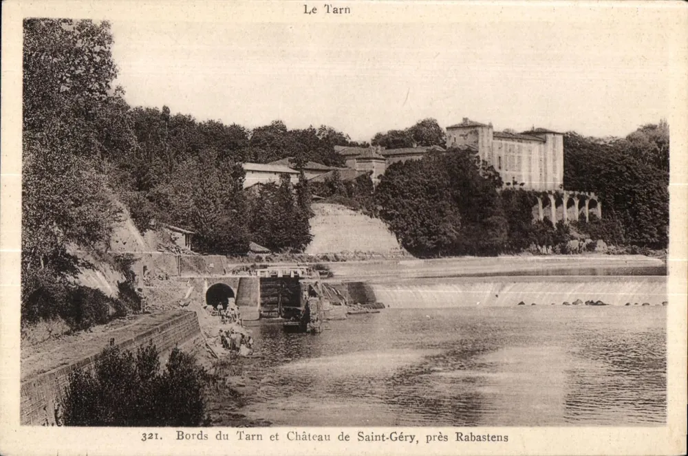 Ufer des Tarn und Schloss Saint-Géry, in der Nähe von Rabastens — Éditions Pyrénées-Océane, n° 321 - Vorderseite