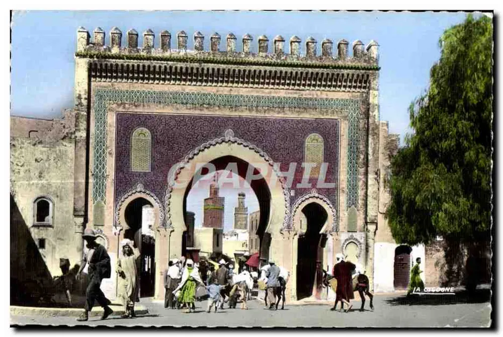 Porte de Boujeïoud — Fès — Éditions La Gorgone - Vorderseite