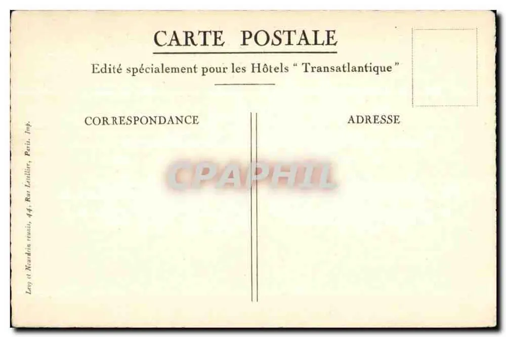 FÈS — Het Paleis van de Sultaan — LL - Achterkant