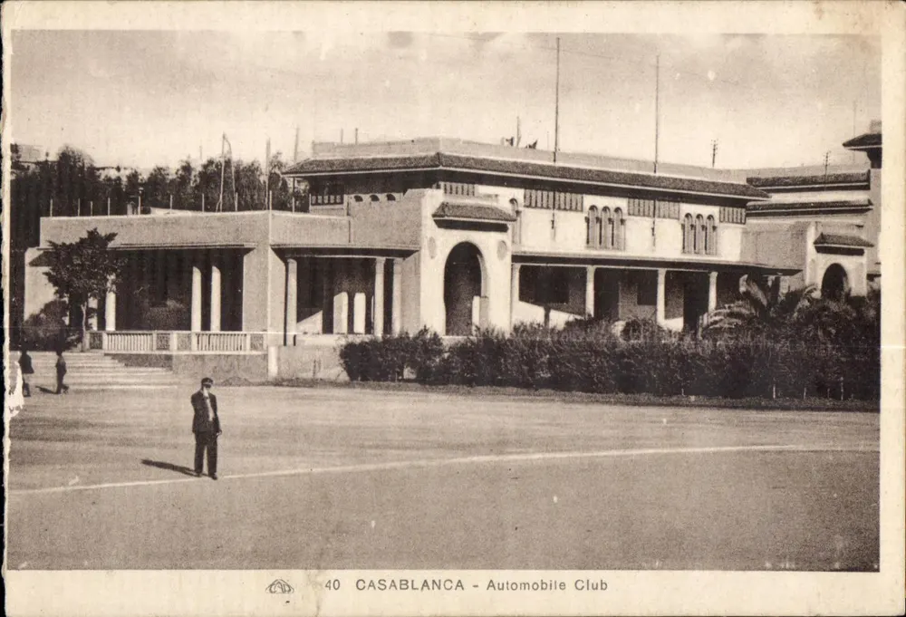 Casablanca — Automobile Club — éditeur impr. sur carte n°40 - Vorderseite