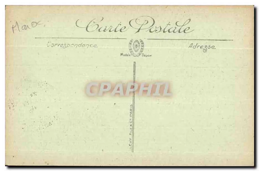 Kamelherde — SCÈNES ET TYPES — LL. — n° 6182 - Rückseite