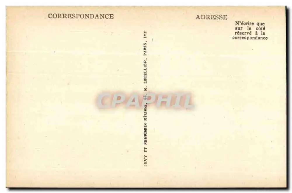 Casablanca — O Palácio do Sultão — Editor I. L. n° 98 - Verso