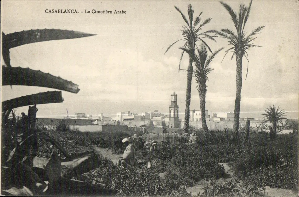 Casablanca - O Cemitério Árabe — editor desconhecido, número de série não visível - Frente
