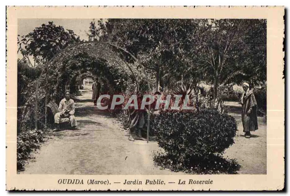 Oudjda (Marocco) — Giardino Pubblico — Il Giardino delle Rose - Recto