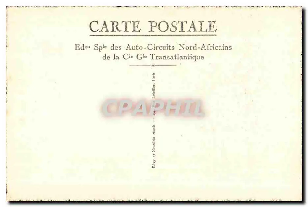 Meknès — Hof der Bou-Anania-Medresa — Édition des Auto-Circuits Nord-Africains - Rückseite