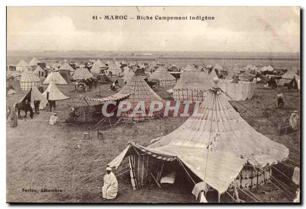 Bertou, Alhambra — Acampamento Indígena Rico — Série 61 - Frente