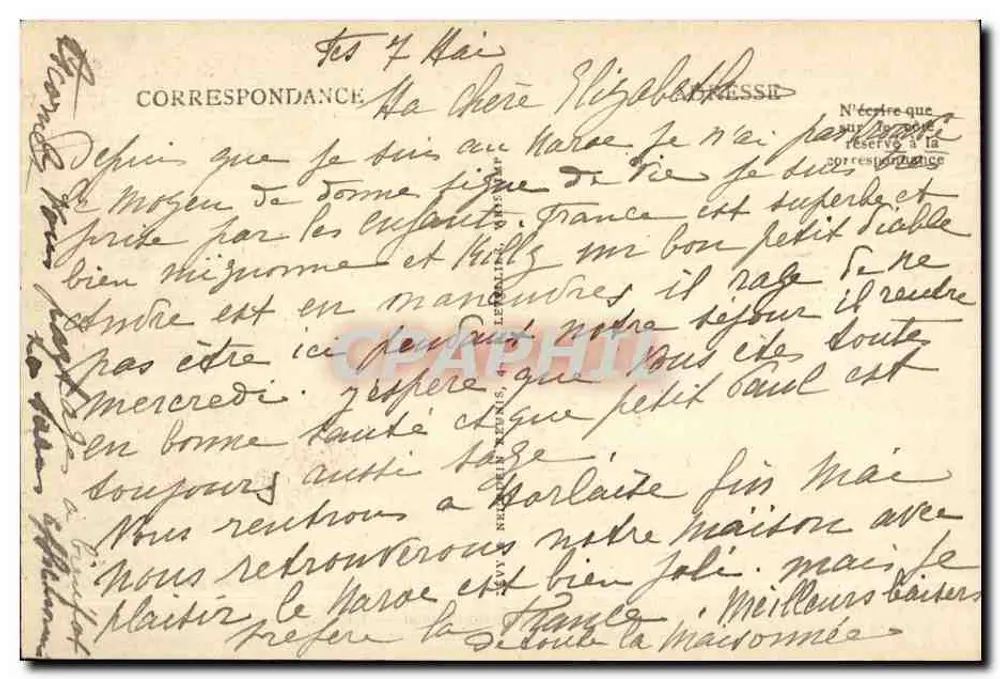 Fès — Bab-Bou-Jeloud — L.L. n°26 - Verso