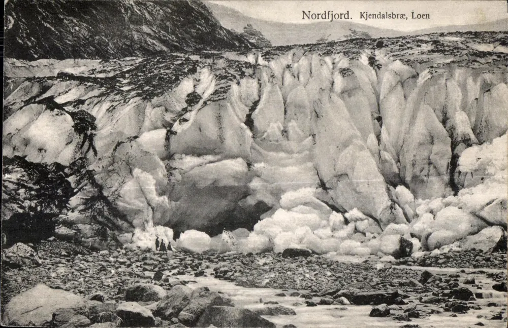 Gletscher Kjendalsbræ, Loen — Nordfjord — Verlag Brevkort - Vorderseite