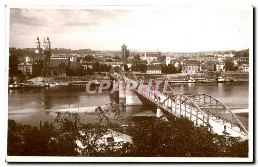 Kaunas. Brücke Vytautas der Große — Panoramablick — unbekannter Verlag, Nr. 38 - Vorderseite