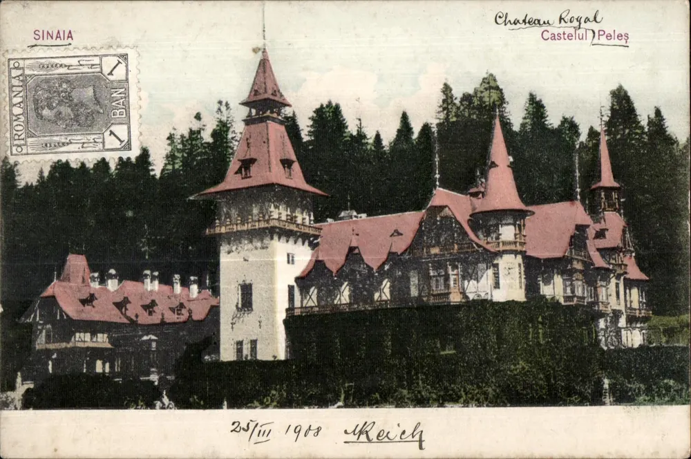 Königliches Schloss Castelul Peleș — Sinaia — Verlag Sinaia, Nr. 25 - Vorderseite