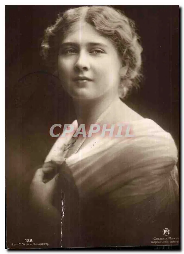Junge Frau — Portrait — Edit. C. Spîrtea, Bukarest, Nr. 136 - Vorderseite