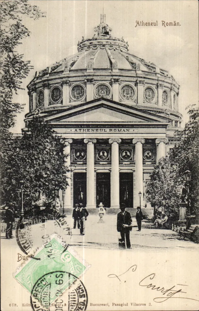 Athénéeul Român — Bukarest — Verlag: B. Daster & Cie, Nr. 678 - Vorderseite