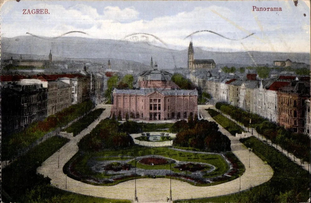 Zagreb — Panorama — Panorama - Anverso