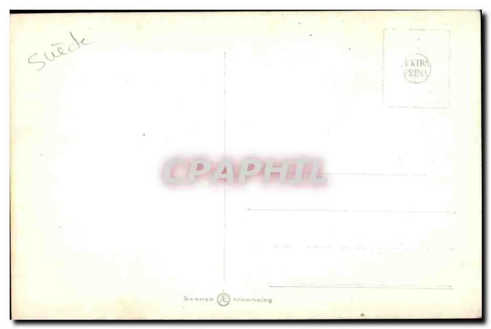 Stockholm. Centralstation — Nachtsicht — Axel Ellassons Konstförlag A.B., Stockholm, Nr. 6012 - Rückseite