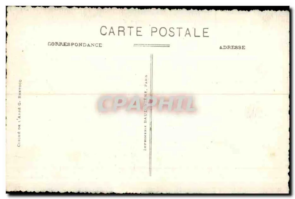 Aleppo - Portique de la Mosquée Adlîjé — cliché G. Birkoco, imprimerie Haudinière, Paris - Rückseite