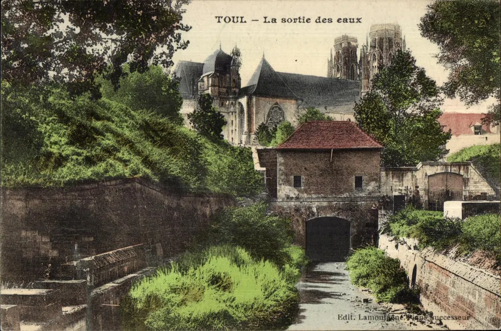 TOUL — A saída das águas — Edit. Lamontagne, Frères successeurs - Frente