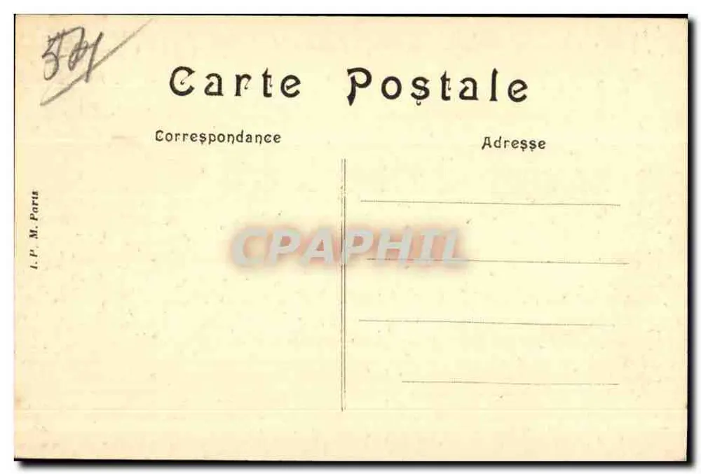 TOUL — A saída das águas — Edit. Lamontagne, Frères successeurs - Verso