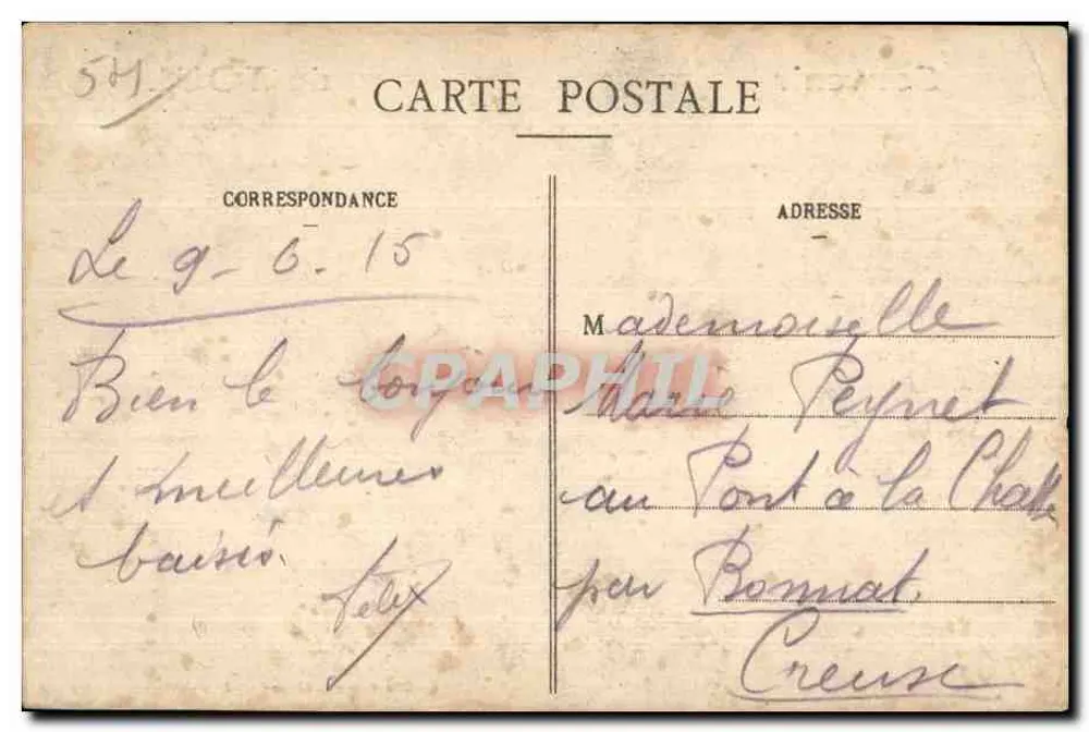Lembrança de TOUL — Gardoille e Briquet, editores de Toul - Verso