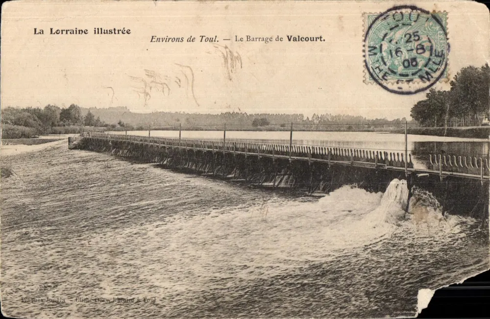 Environs de Toul — Le Barrage de Valcourt — La Lorraine illustrée - Anverso