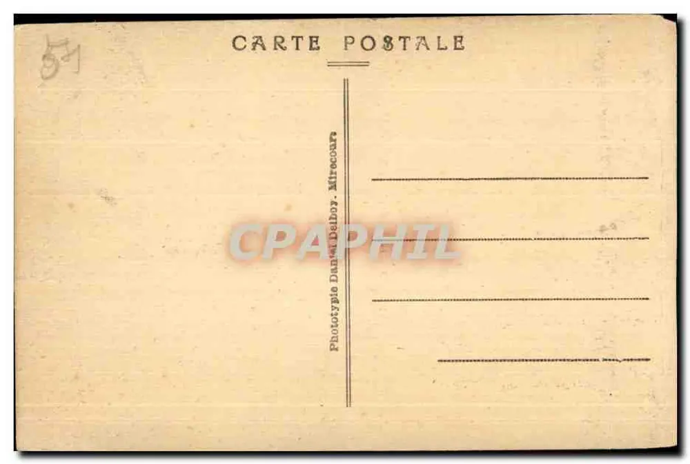 Toul — La Gare de l'Est — D.D. — n°37 - Verso