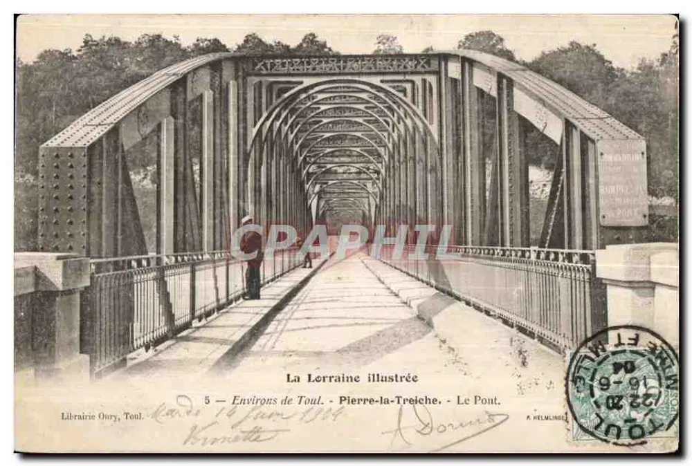 Pierre-la-Treiche — O Ponte — Livraria Oury, Toul - Frente