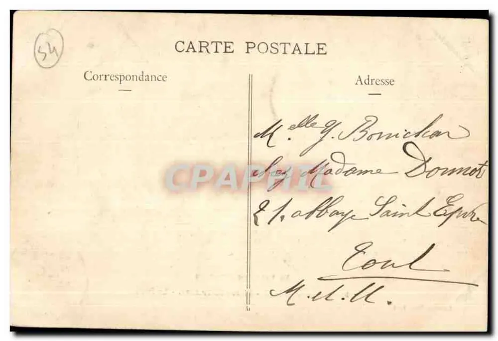 Pierre-la-Treiche — O Ponte — Livraria Oury, Toul - Verso