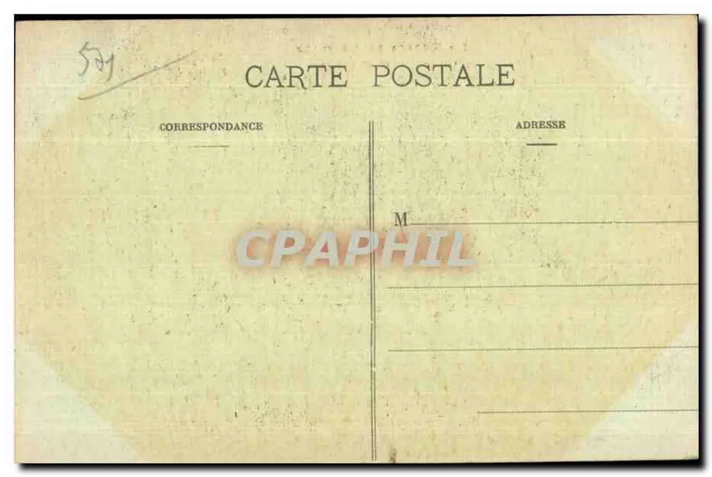 Flirey — Perspektivansicht nach dem Krieg — Verlag Perdolla et Ériquet, Tarn - Rückseite