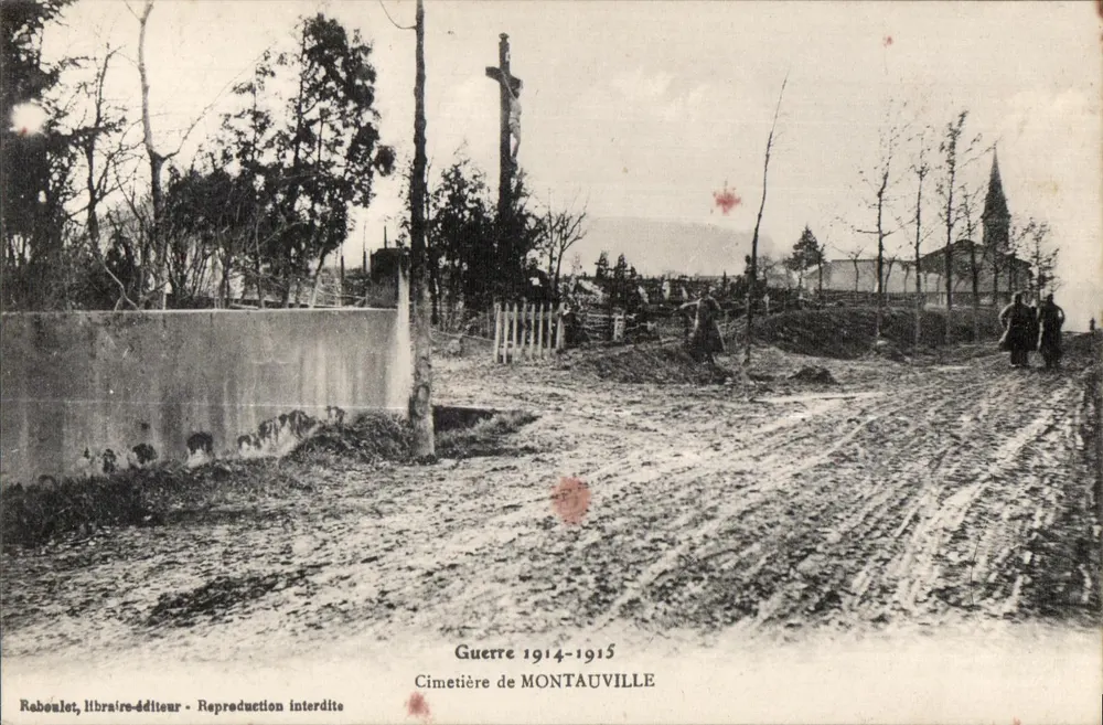Friedhof Montauville — Krieg 1914-1915 — Raboulet, Buchhändler-Verleger - Vorderseite